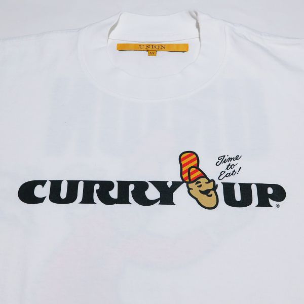 UNION ORIGINAL ユニオン オリジナル CURRY UP x UNION LA TEE カリー 