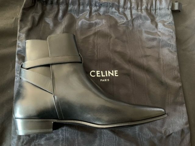Celine ジョードプルブーツ ドラッグストア ジョッパーブーツ CELINE - CELINE ドラッグストア ジョードプルブーツの通販 by マツ