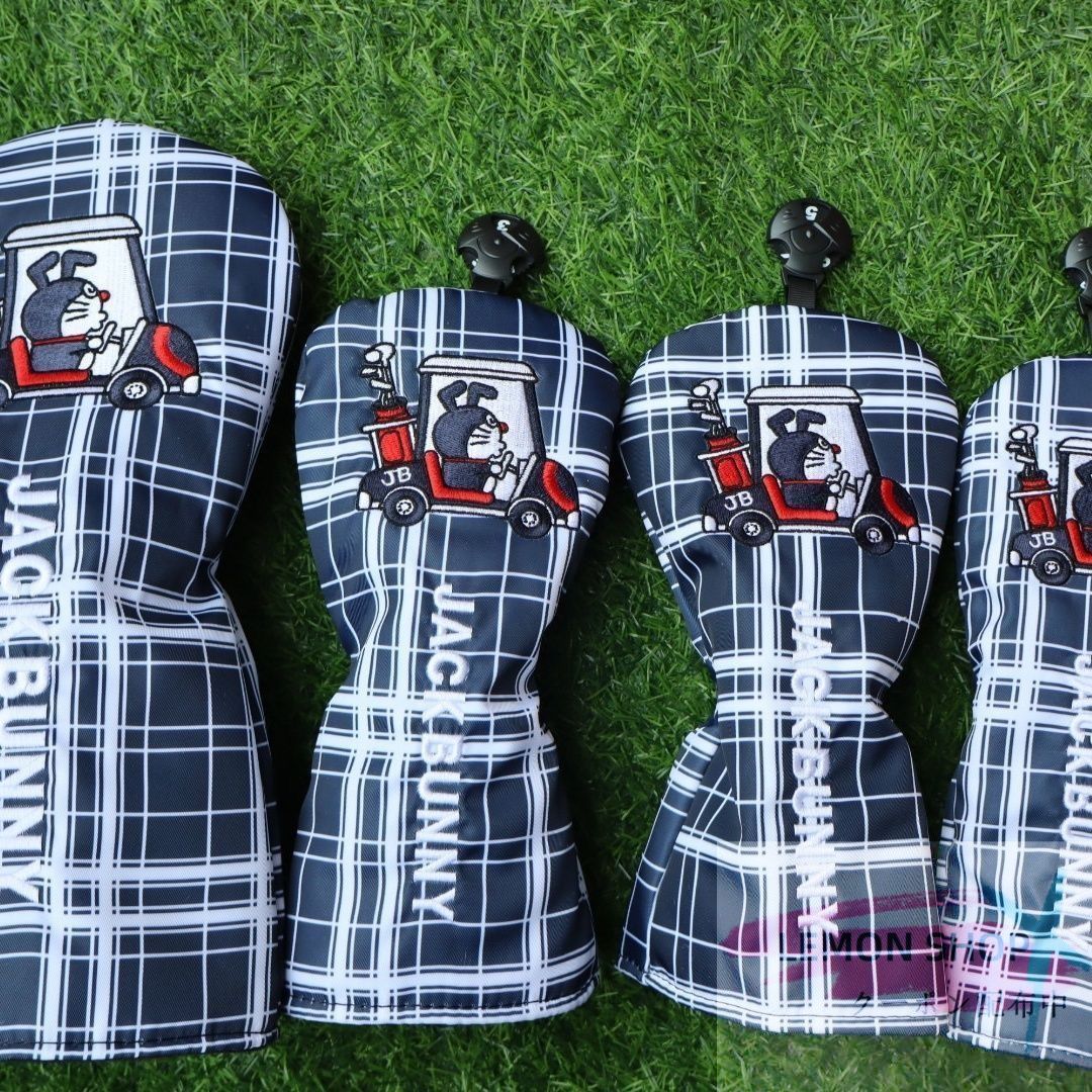 ゴルフクラブヘッドカバー 4点セット ドライバー ウッド UT カバー LEMON SHOPS
