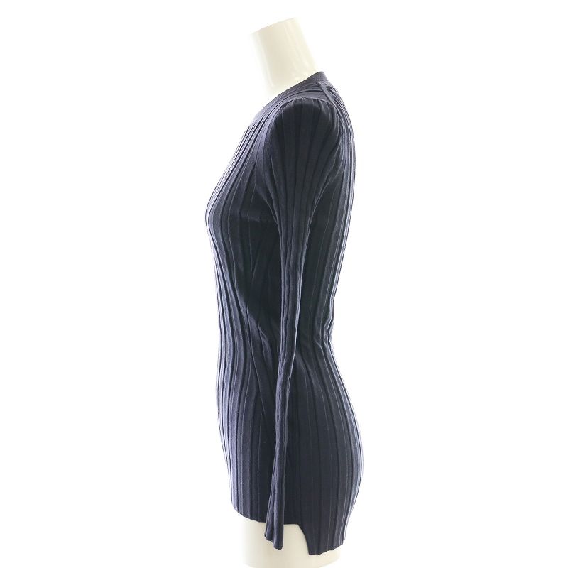 マディソンブルー MADISONBLUE 17SS セーター ニット Vネック ウール 1 紺 ネイビー /mm0506 レディース マディソンブルーのざっくりVネックニットはスモーキーな3色あり