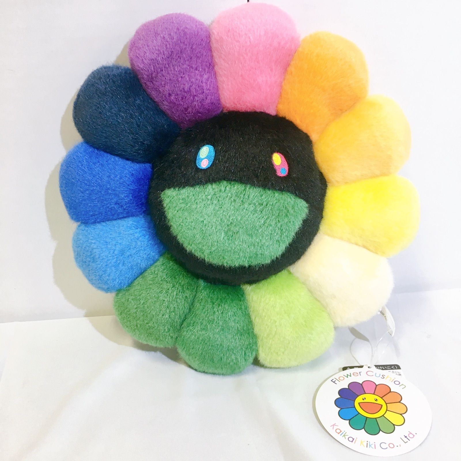 お花クッション　レインボー Amazon.co.jp: 村上隆 カイカイキキ お花 フラワー クッション