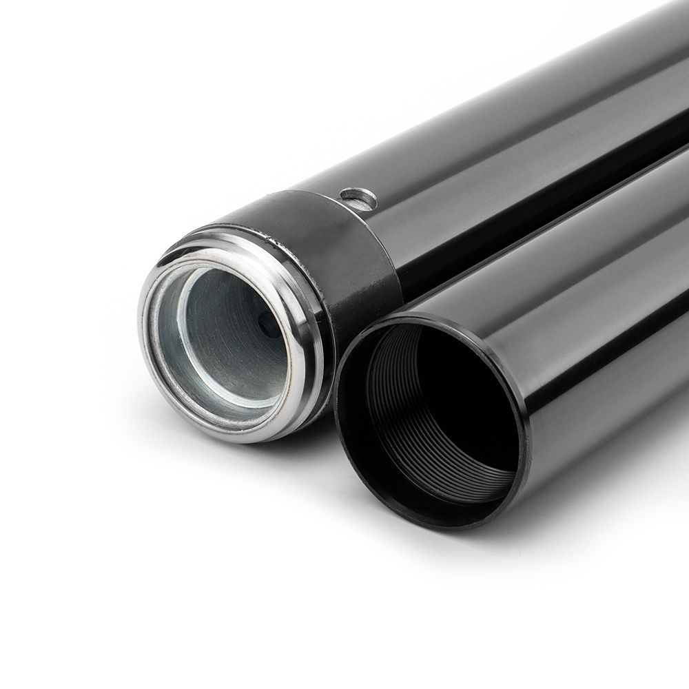 XB147 上メッキ RG250Γ ガンマ GJ21B RG250EW 35MM純正品番51110-40A00に対応 インナーチューブ ブラック２本