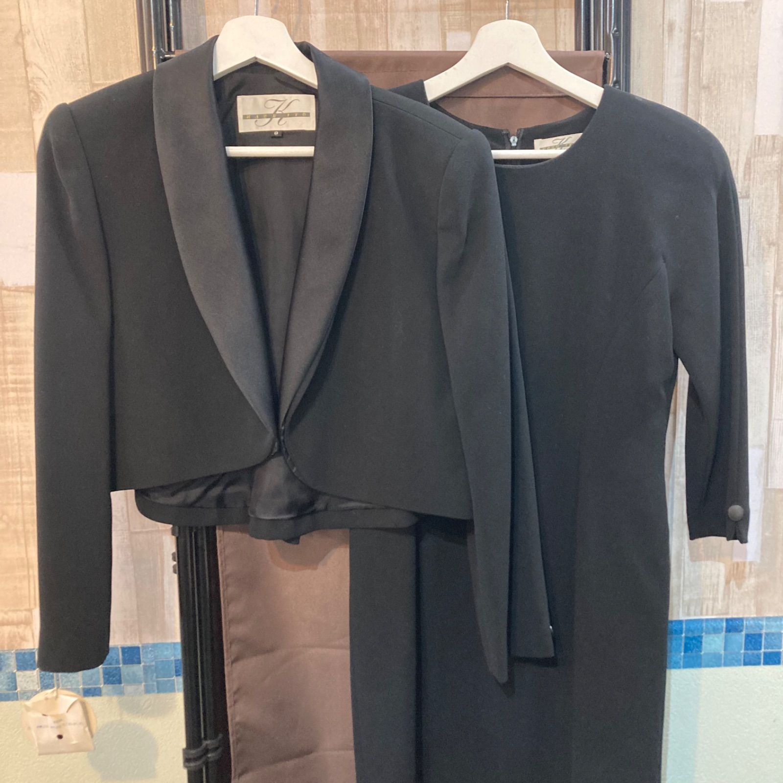 KAZU ITO 礼服喪服 ジャケット ワンピース 2点セット サイズ9AR 