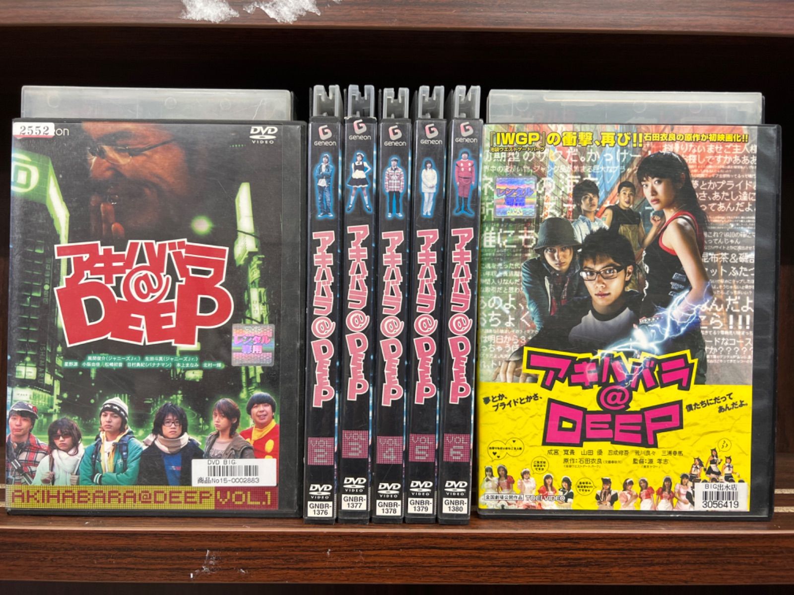 DVD アキハバラ@DEEP レンタル版 全6巻 全巻セット TVドラマ 風間俊介