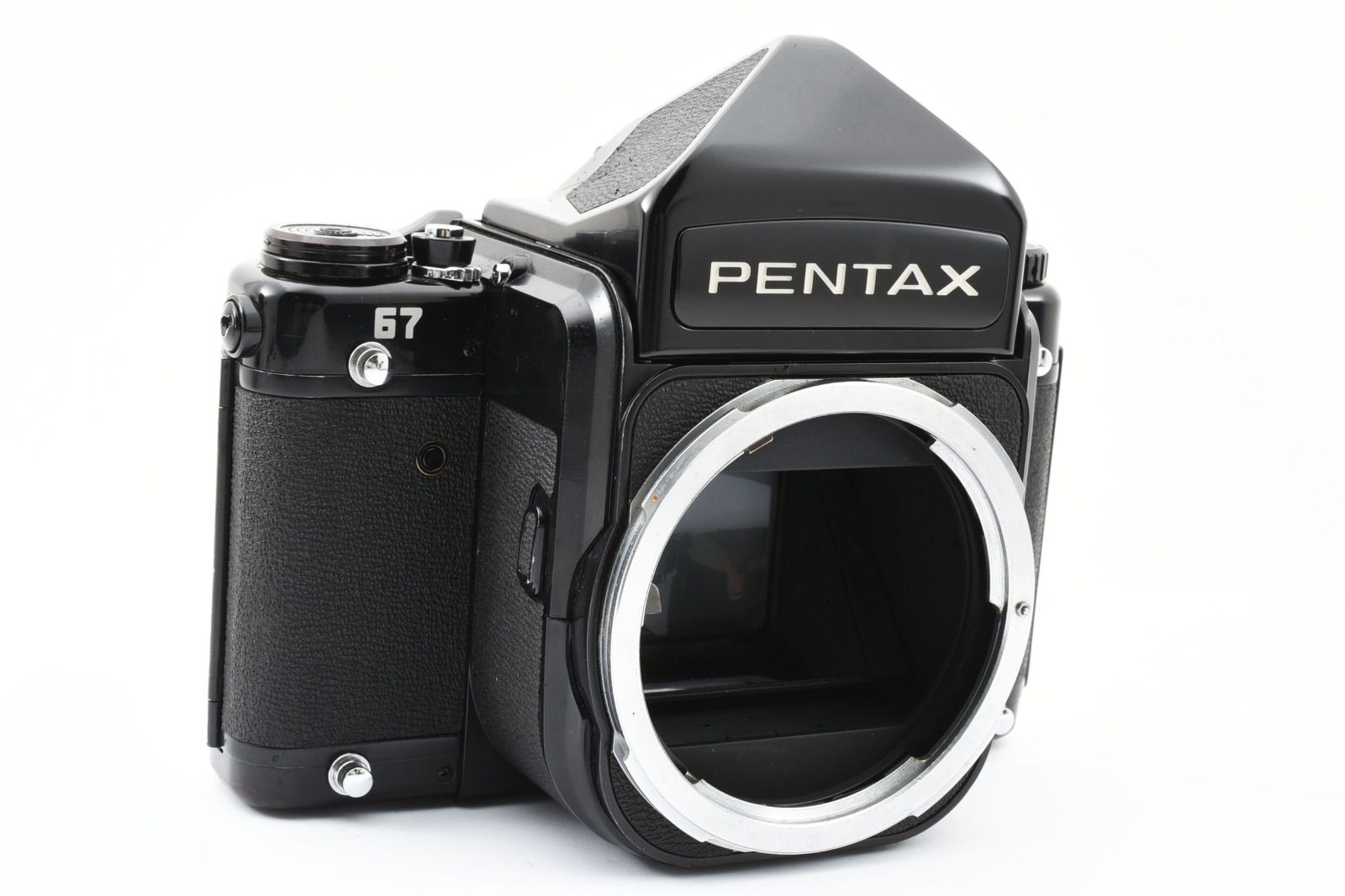 ◇◆ 完動美品 ペンタックス Pentax 67 アイレベル ミラーアップ 後期モデル 中判 カメラ ボディ ボデー 動作確認済 バケペン 9190 ◆◇