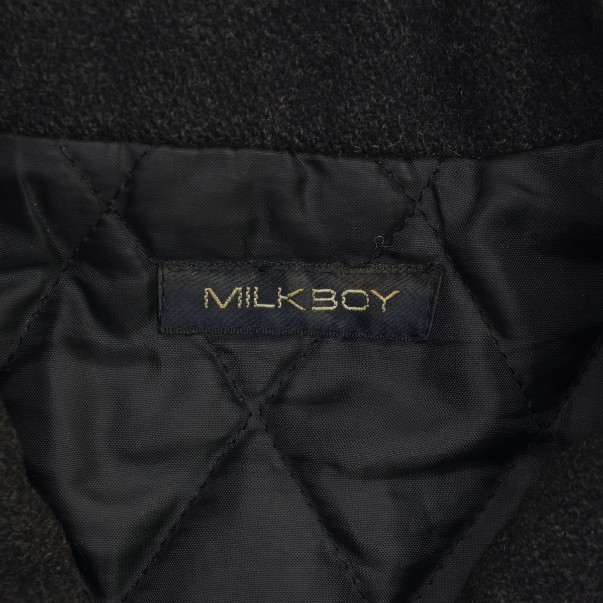 【MILKBOY】00s archive ブルゾンウールジャケット MILKBOY】00s archive ブルゾンウールジャケット - メルカリ