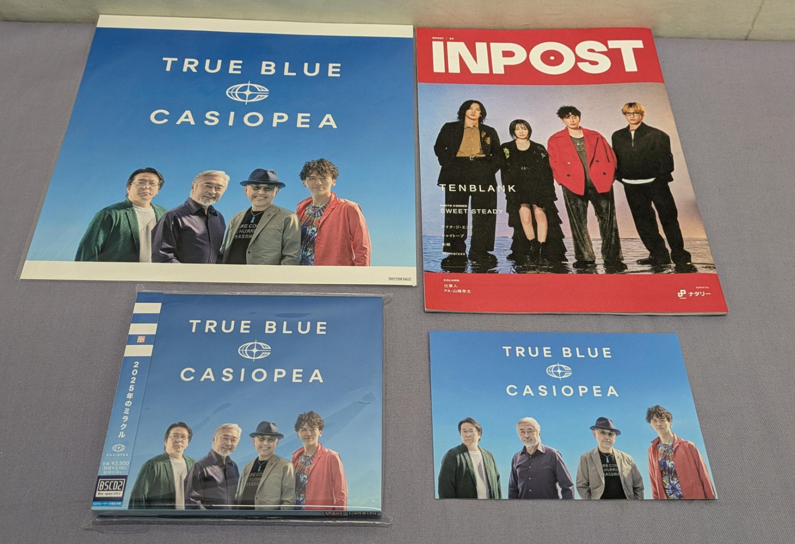 TRUE BLUE (Blu-spec CD2) - CASIOPEA 特典:メガジャケ+特製ポスト TRUE BLUE (Blu-spec CD2) - CASIOPEA 特典:メガジャケ+特製ポスト