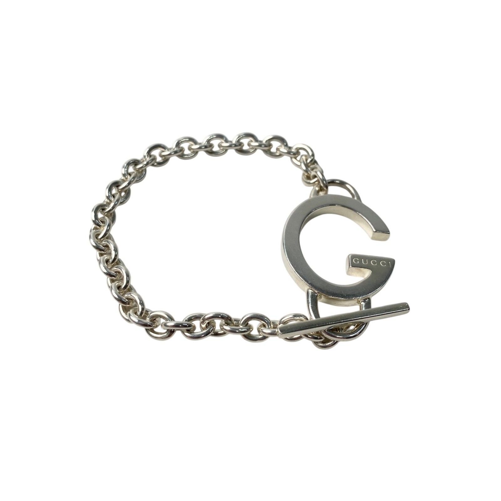 グッチ GUCCI インターロッキングG ブレスレット Ag925/20.7g 16