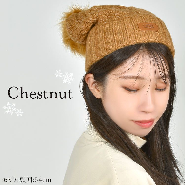 UGG ホワイト ニット帽 UGG ホワイト ニット帽 ホワイト（白）系 UGG(アグ) ニット