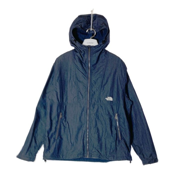 THE NORTH FACE ノースフェイス NP22136 ナイロン デニム コンパクトジャケット ネイビー sizeL