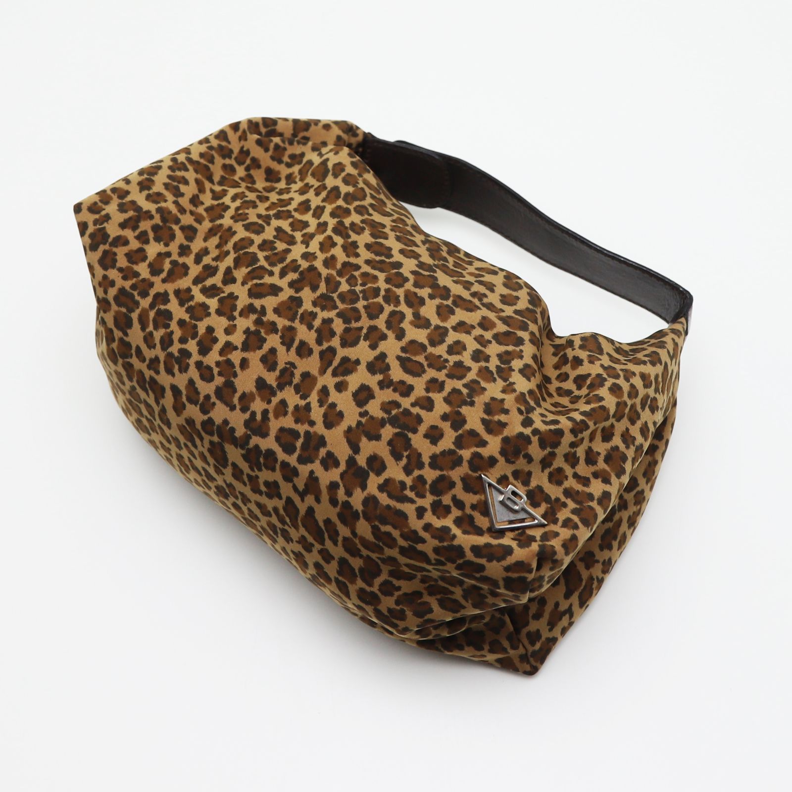 ボッテガ ヴェネタ レオパード 豹柄 ミニ リストレット ポーチ ブラウン