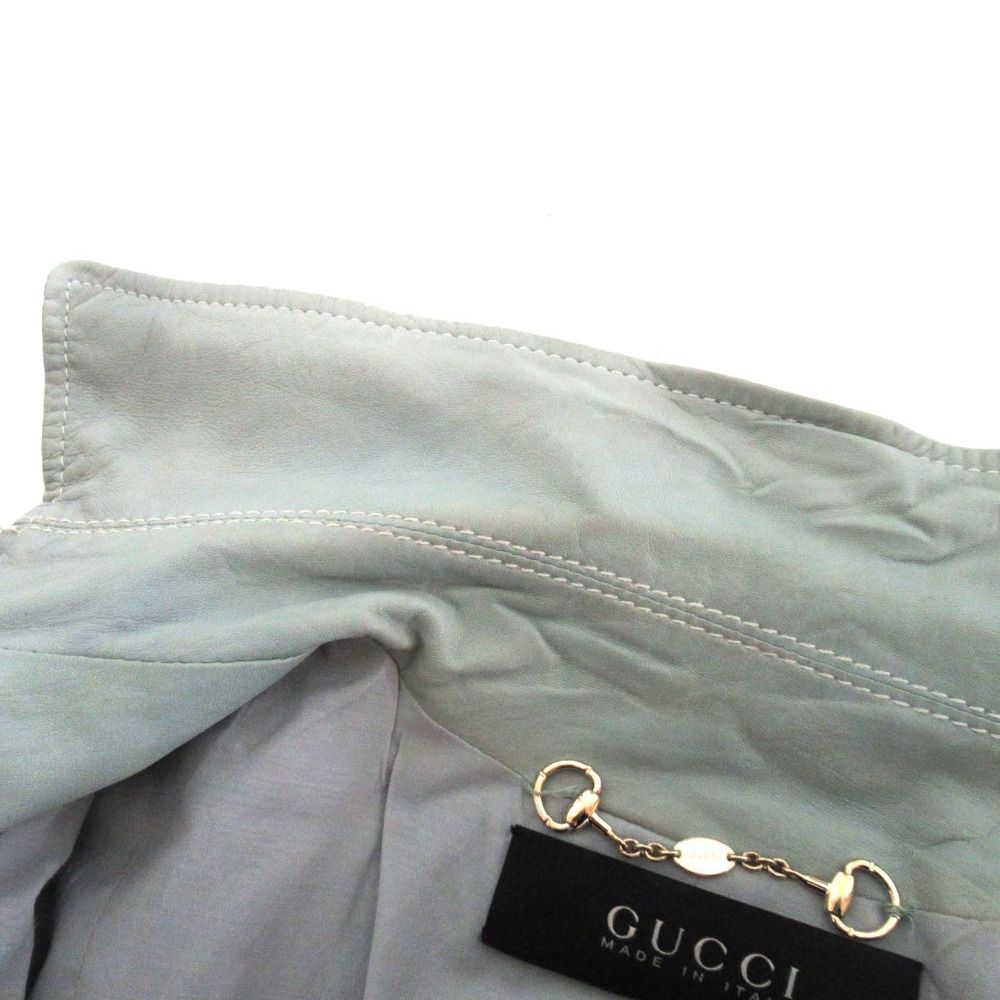 GUCCI - 良品 GUCCI グッチ ラムレザー ダブル ライダース