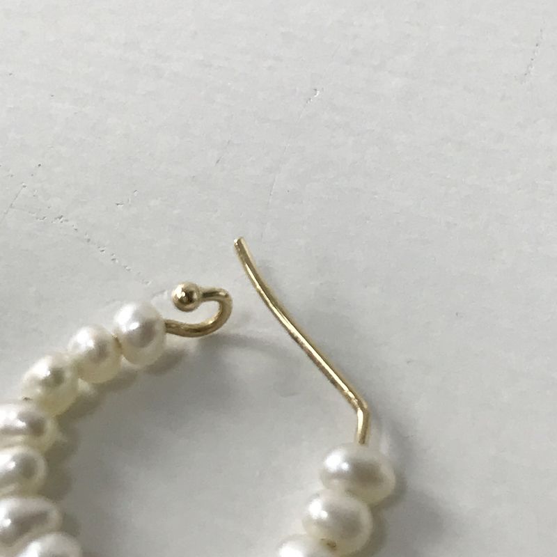 極美品 ミズキ MIZUKI 14kt Dancing Small Pearl Hoop Pierced Earrings/ホワイト 14K  淡水パール ピアス 定価6.1万【2400013573085】 - メルカリ