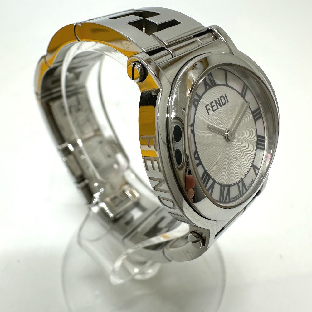 FENDI シルバー アナログ時計 FENDI - FENDI☆アナログ腕時計 orologi ステンレススチール製