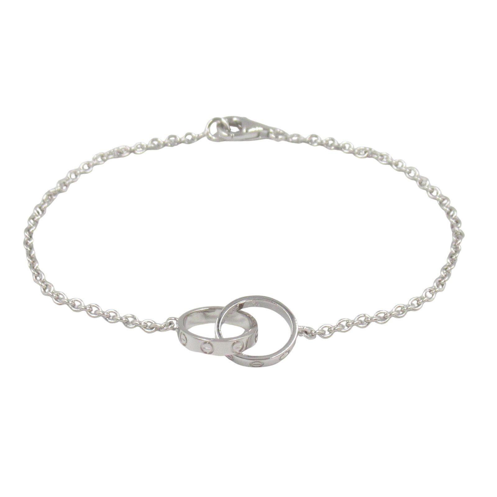 カルティエ CARTIER ブレスレット ベビーラブ ブレスレット 腕回り17cm K18WG ホワイトゴールド ベビーラブ ブレスレット ユニセックス Used A