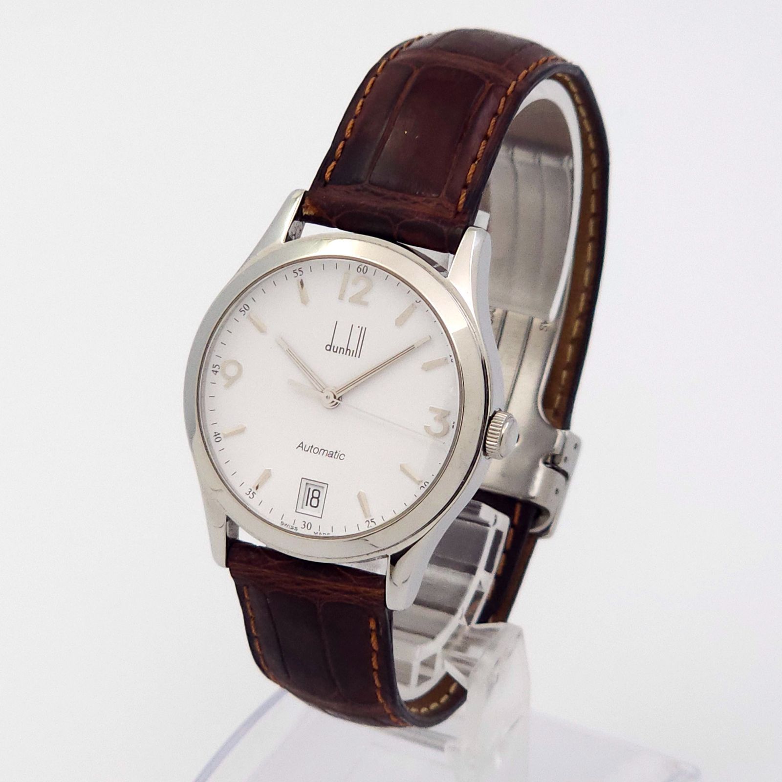 ☆良品 dunhill ダンヒル シティスケープ 8006 自動巻 動作品 裏