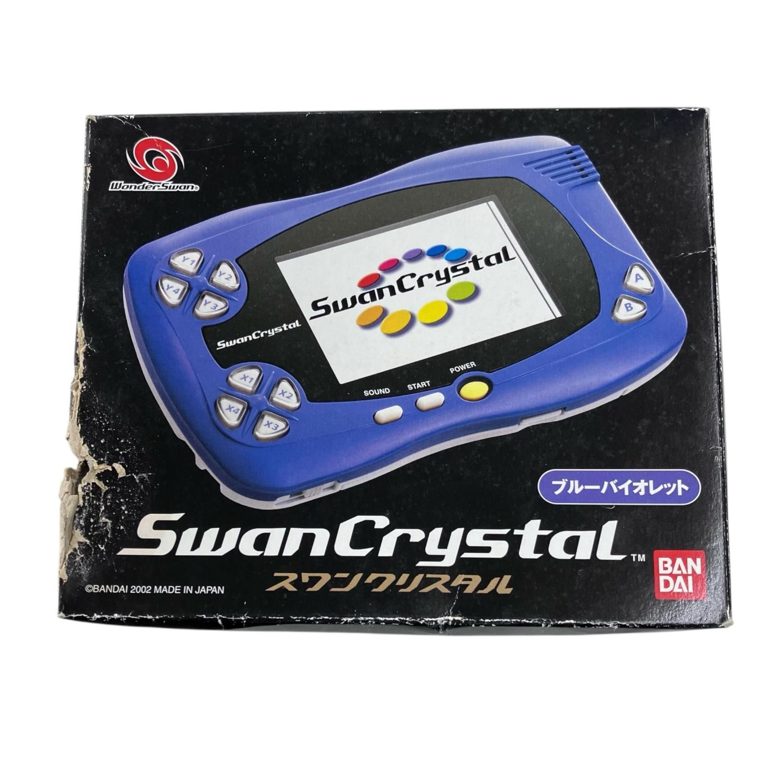186000 現状品 BANDAI ワンダースワン クリスタル SCT-001 ブルーバイオレット