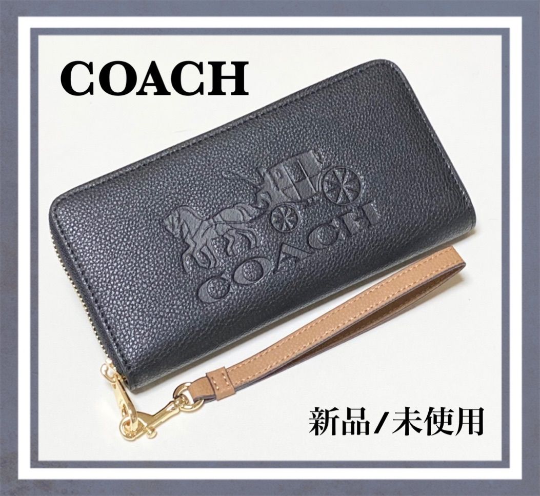 新品 COACH ホース アンド キャリッジ ラウンドファスナー C3548