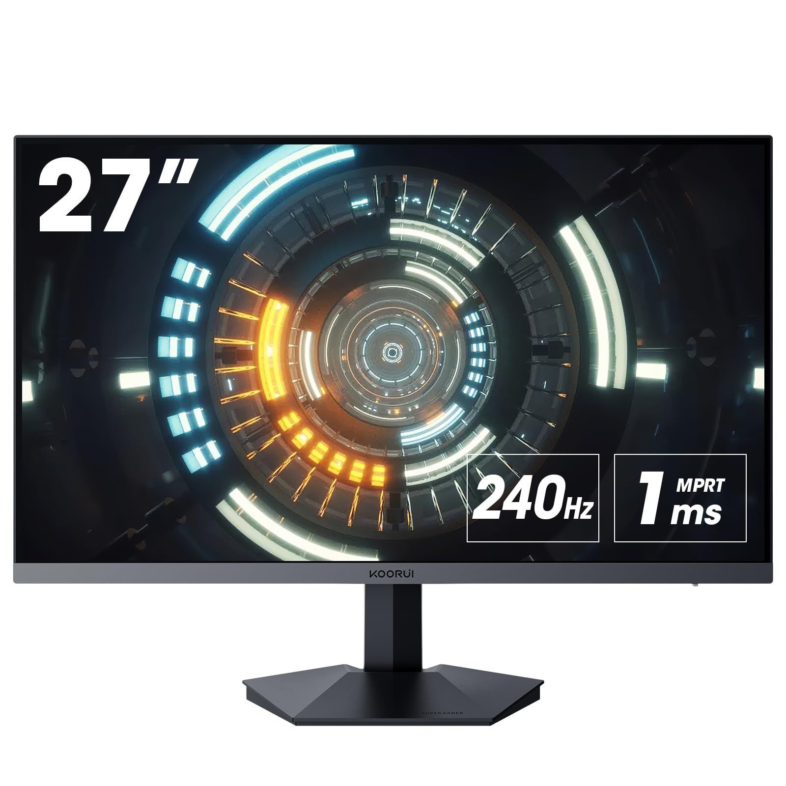 在庫セール】KOORUI ゲーミングモニター 27インチモニター フルHD VA 