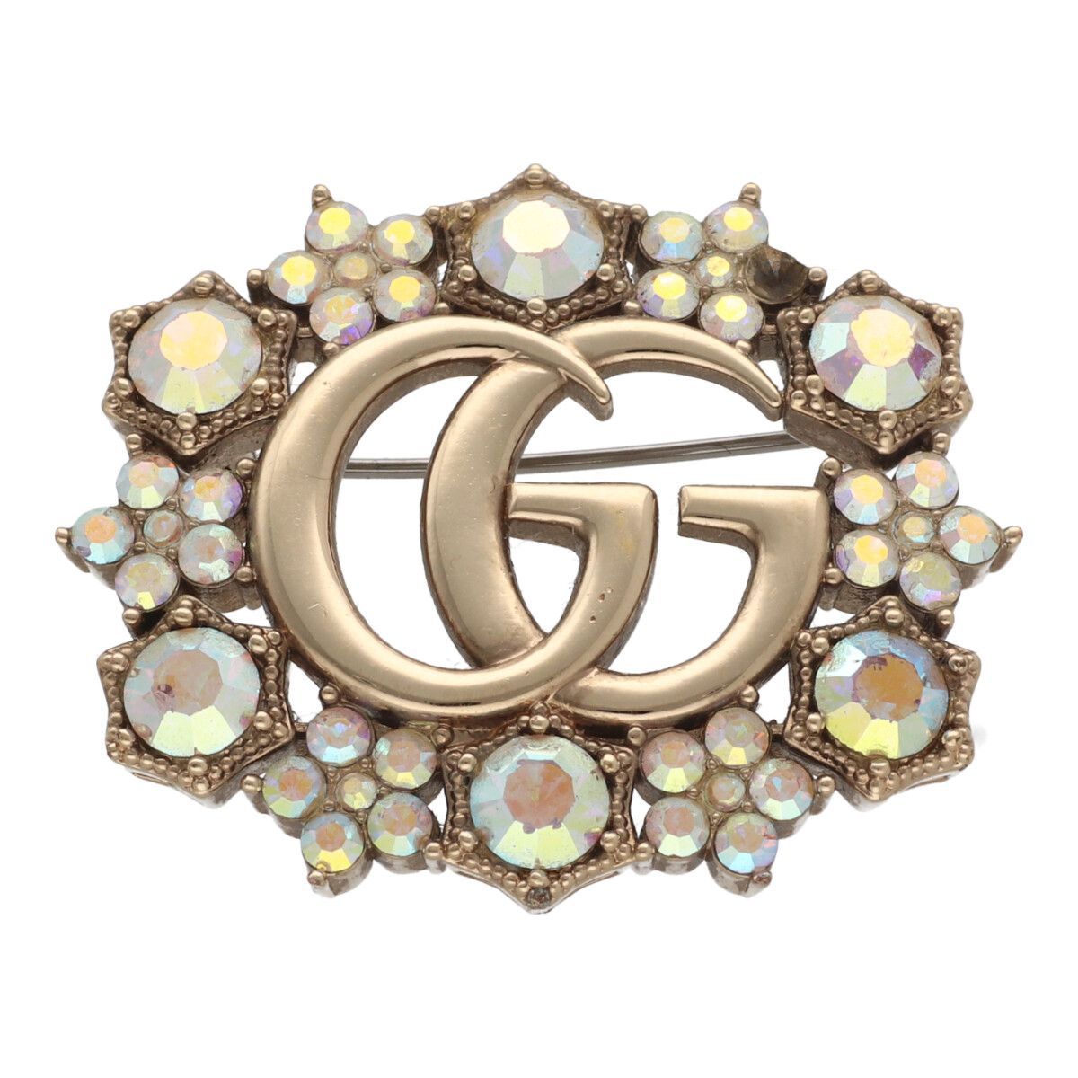 GUCCI グッチ GGマーモント ビジュー ブローチ 753794 小物 アクセサリー レディース 25013042 UY