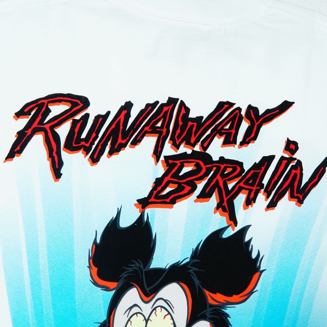 ディズニー Tシャツ USA製 1995年製 RUNAWAY BRAIN 蓄光 Special