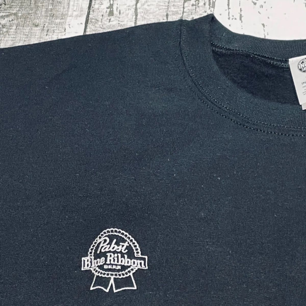 期間限定！ 東京インディアンズ×パブスト 黒 刺繍 Pabst ネイバー 