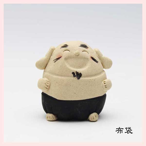 1371  古備前　布袋　陶器置物 飾り物 七福神 縁起物　時代物　美術品 1371 古備前布袋陶器置物 飾り物 七福神 縁起物時代物美術品