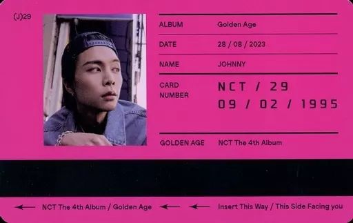 中古】コレクションカード(男性) NCT/ジャニー(JOHNNY)/CD「Golden Age