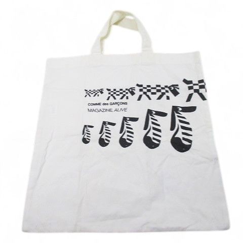 yuumu　コムデギャルソン　白トートバッグ COMME des GARCONS HOMME/コムデギャルソンオム】より コラボ