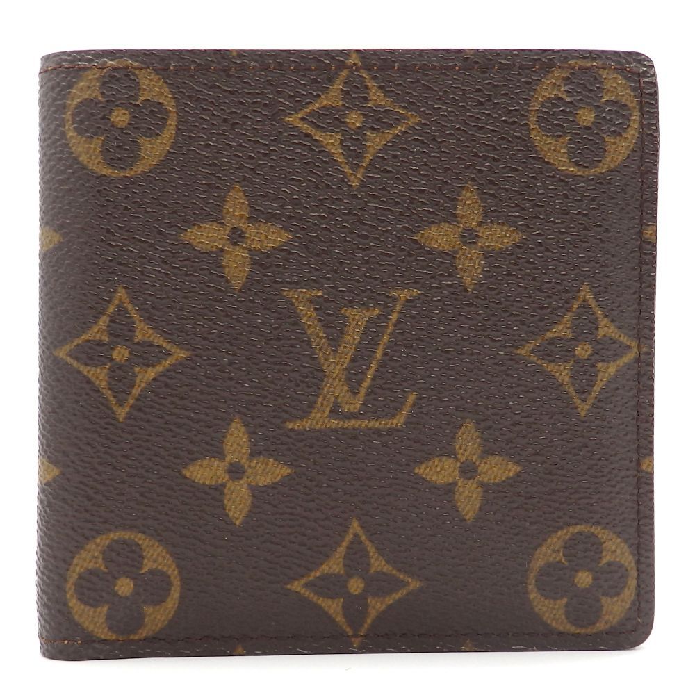 LOUIS VUITTON】ルイ・ヴィトン ポルトフォイユ・マルコ M61665 財布 コンパクト モノグラム メンズ 中古 美品 ウォレット 質屋  - メルカリ