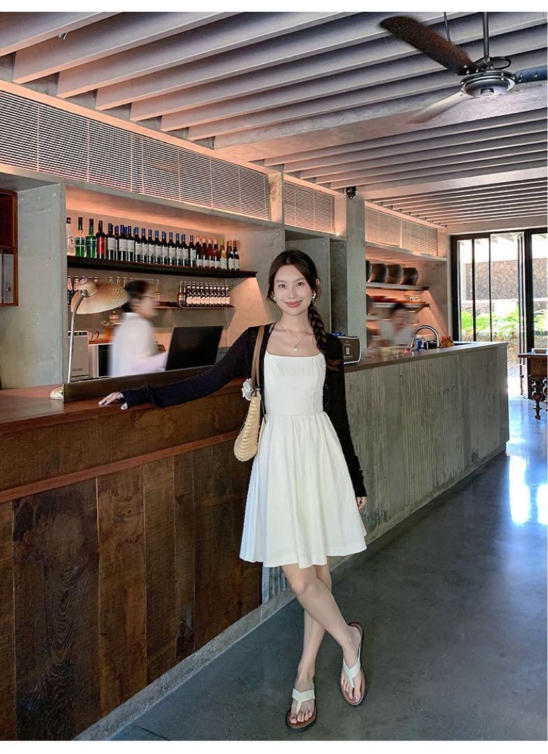 春セクシー フレンチホルターネックミニワンピースAライン女子会デート用