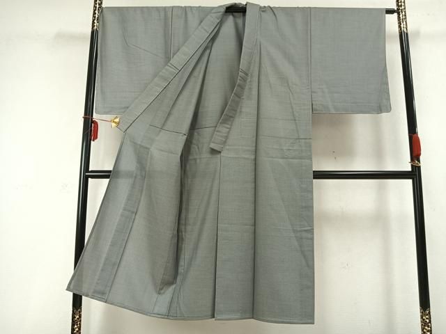 平和屋着物▽男性　お召　単衣　130亀甲　総詰め　正絹　逸品　AABC0339fy 平和屋着物▽男性 お召 単衣 130亀甲 総詰め 正絹 逸品 AABC0339fy