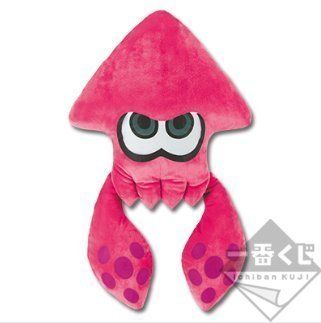 最新のデザイン スプラトゥーン2 一番くじC賞イカぬいぐるみ ネオンピンク ゲームキャラクター