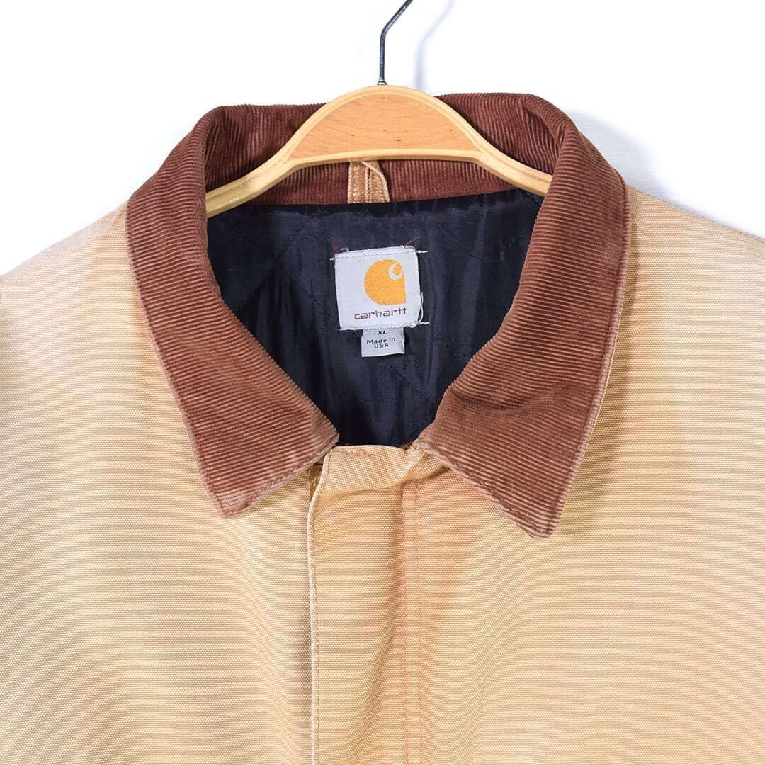 90s Carhartt/トラディショナルコート/ブラウン/USA製/US古着 carhartt - 90年代 USA製 Carhartt カーハート トラディショナル
