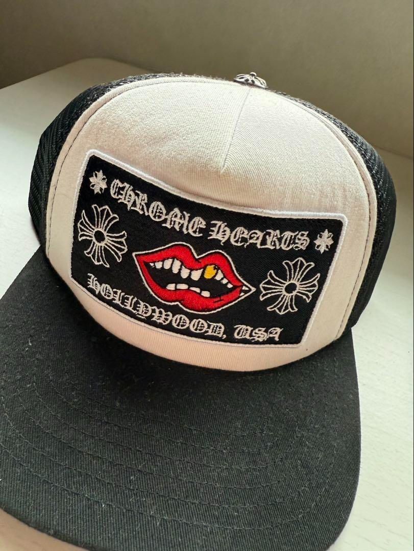 Chrome Hearts メッシュキャップ S|Mピンクの猫さん