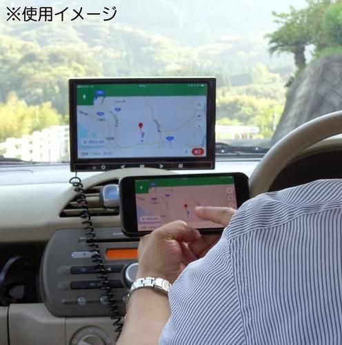 車で、スマホ画面をミラーリング　カーナビやゲーム&動画サイトを９型モニターに転写できる車載対応9インチモニター