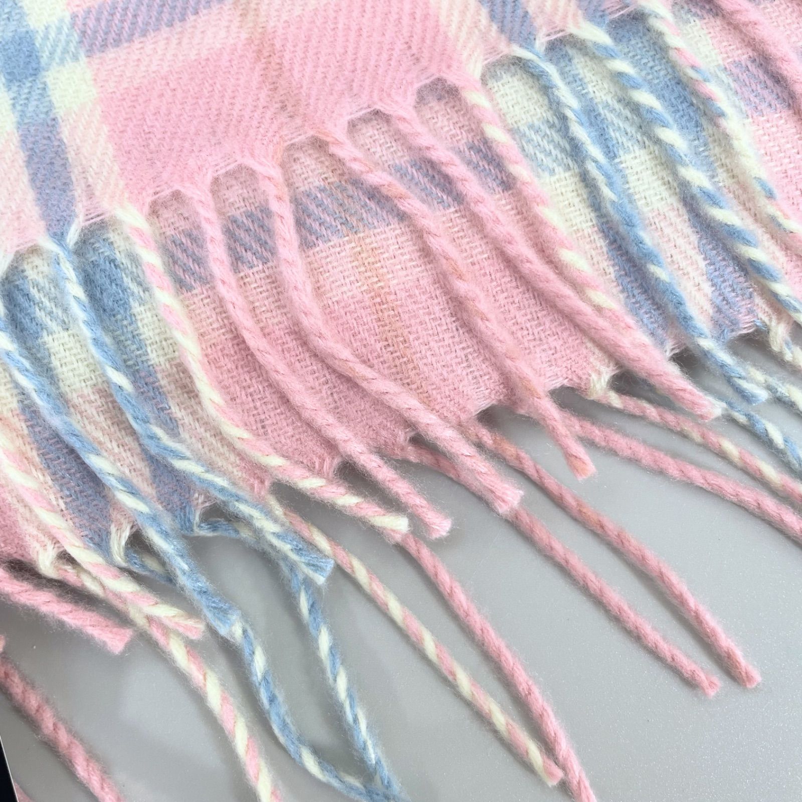 未使用 タグ付き Burberry London バーバリー ロンドン ラムウール100