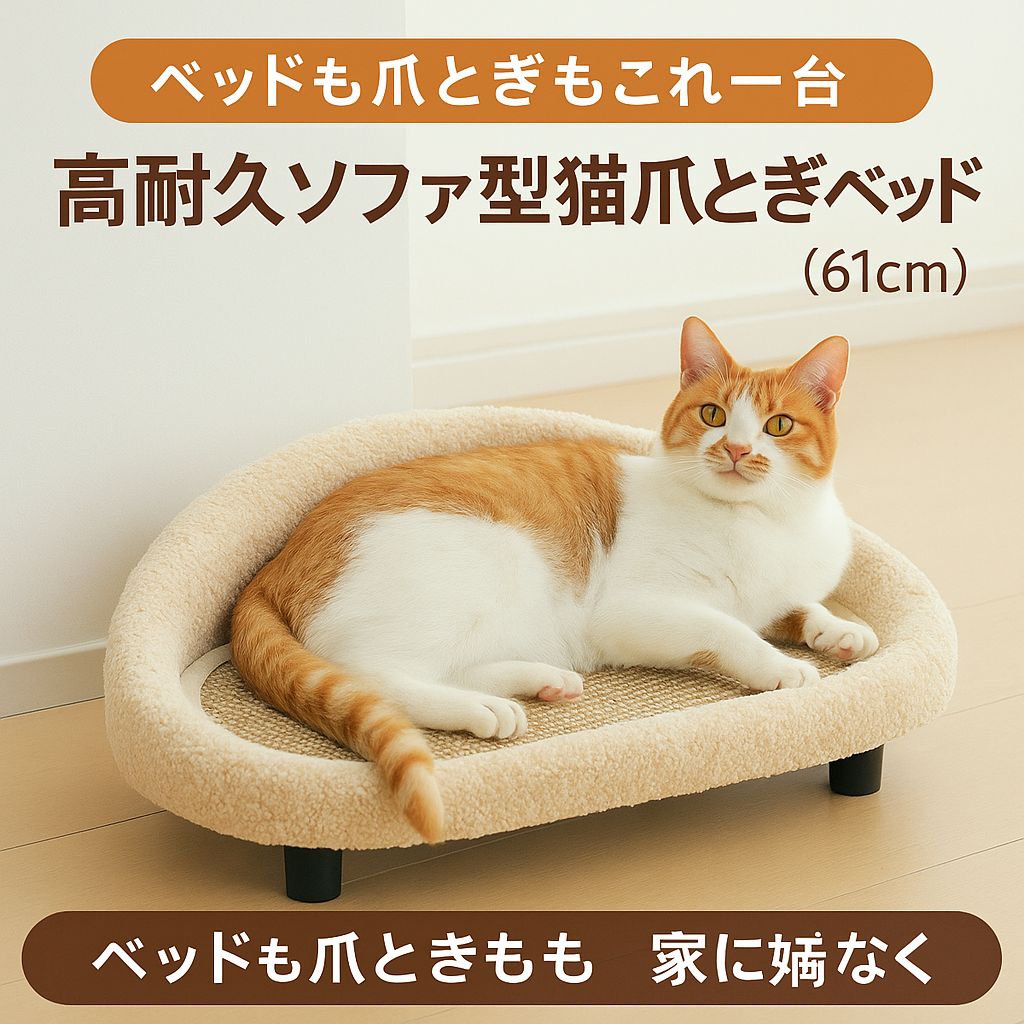 猫 爪とぎ ベッド キャット ソファー ペット 犬 寝床 おしゃれ ca567