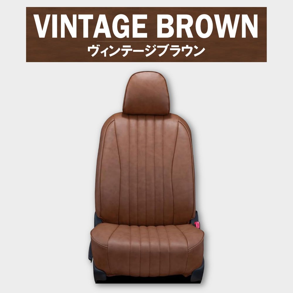 ムーブla100s ディラーオプションシートカバー 本革調 紫スティッチ 