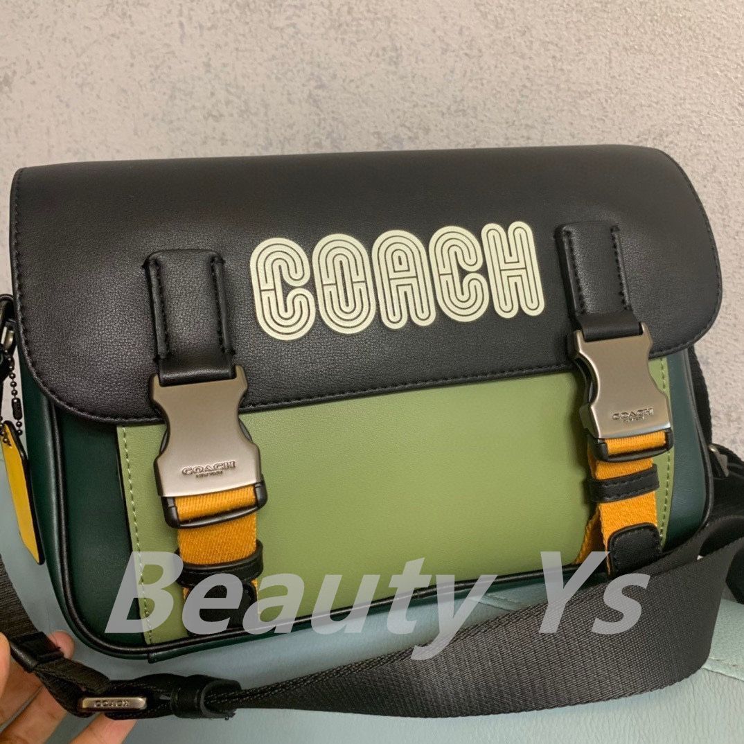 新品未使用 COACH クロスボディバッグ メンズ TRACK シリーズ トラック  