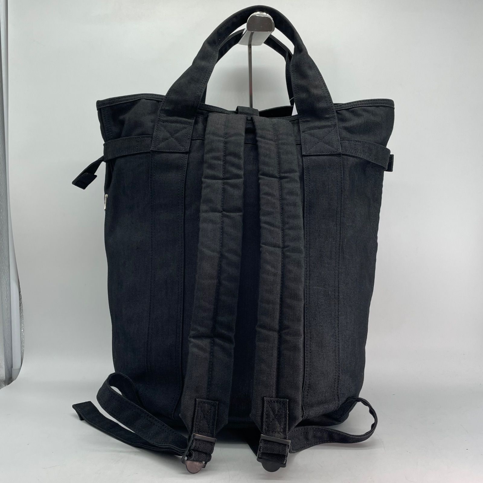【極美品・廃盤品】ポーター　スモーキー　ボストン　トートバッグ　ブラック　デニム 極美品・廃盤品】ポーター スモーキー ボストン トートバッグ