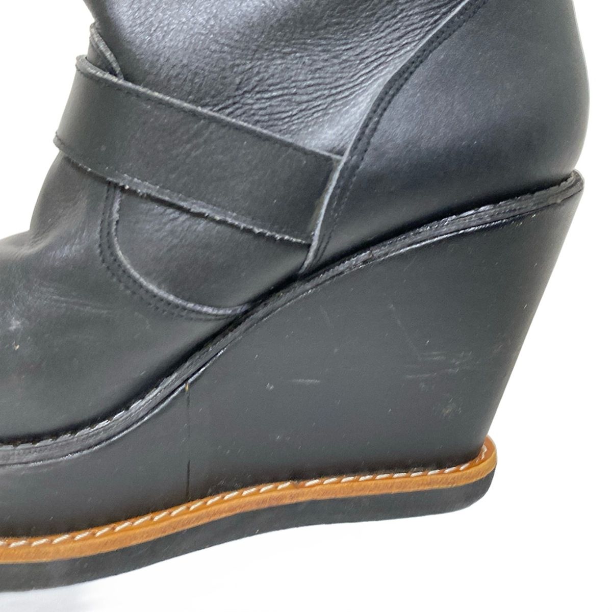 インヒール レザー