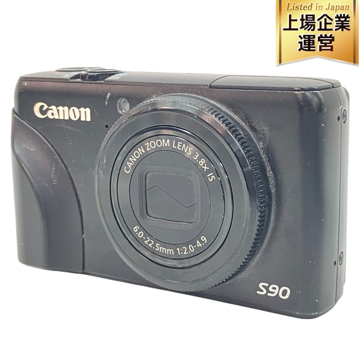 ジャンク】キヤノン PowerShot S90コンパクトデジタルカメラ Canon S90