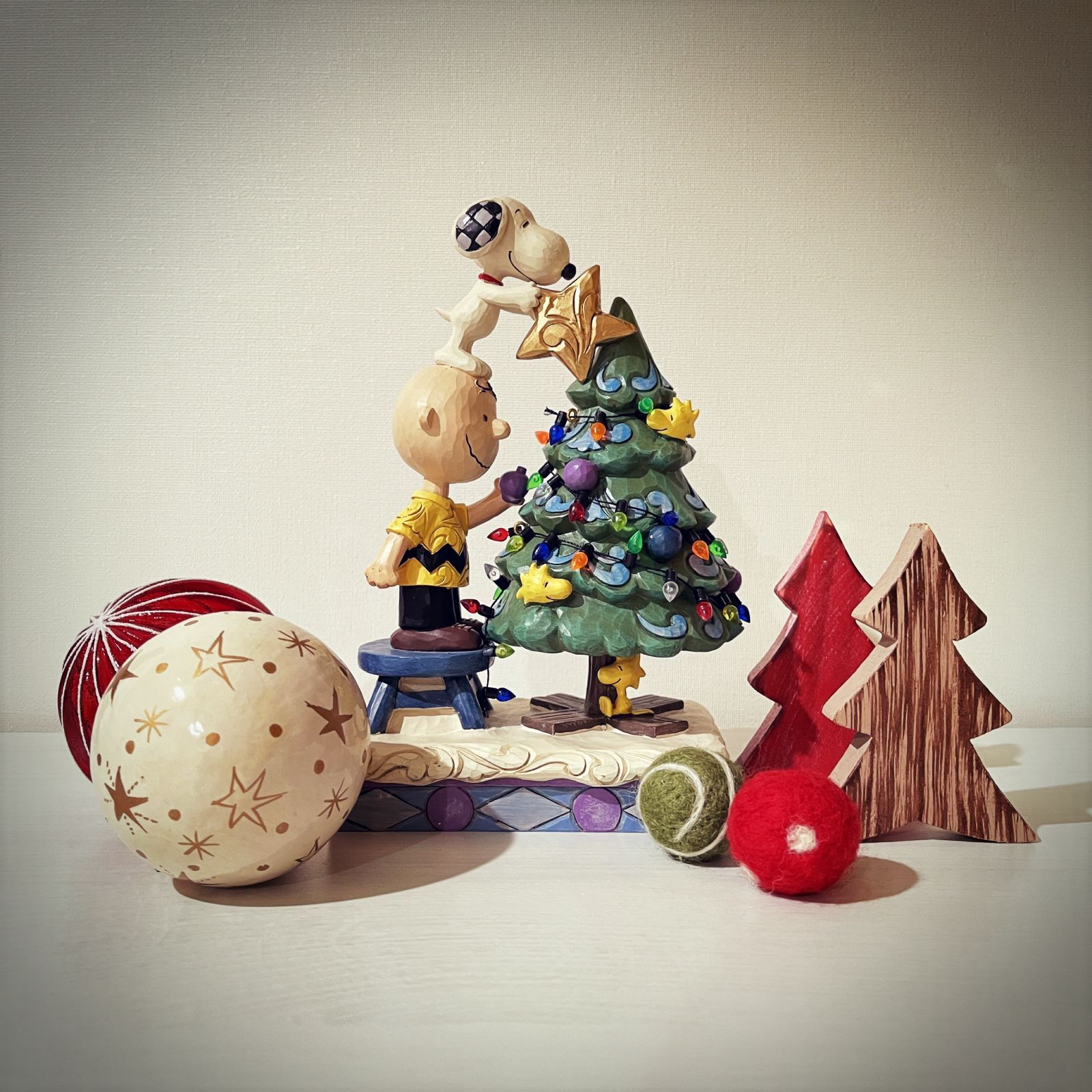 スヌーピー ジムショア クリスマス ツリー チャーリブラウン