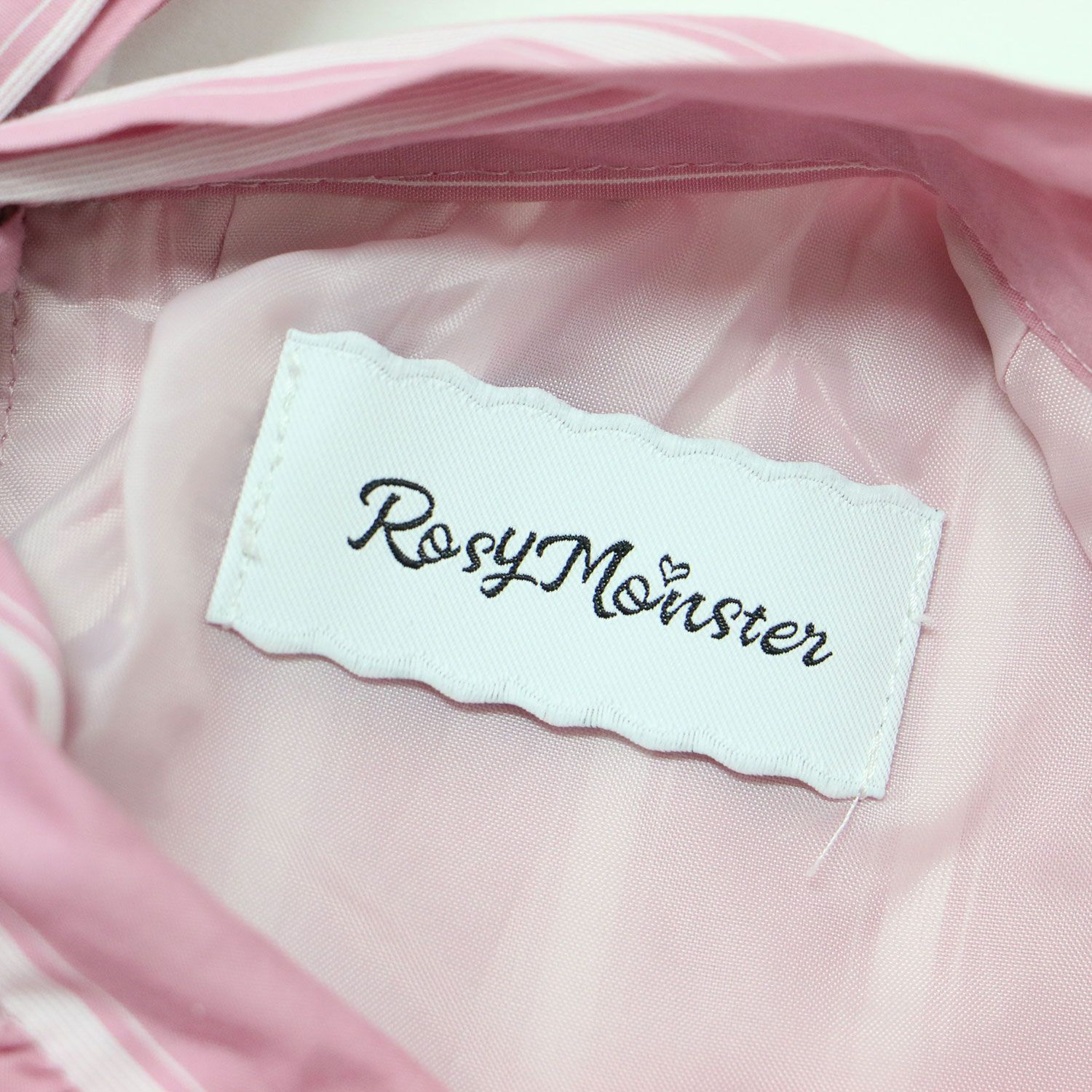 美品 rosy monster ロージーモンスター ワンピース ピンク ホワイト 