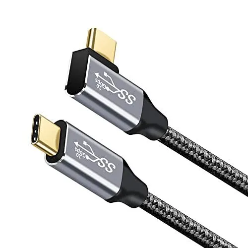 3M USB type C ケーブル L字 3M タイプc 充電 USB3.1 Gen2(10Gbps