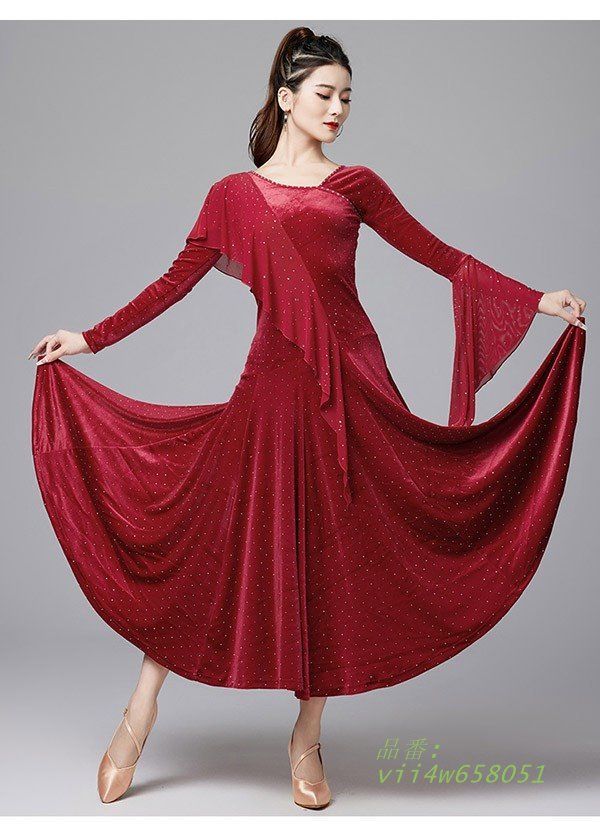 ロング丈 華やか