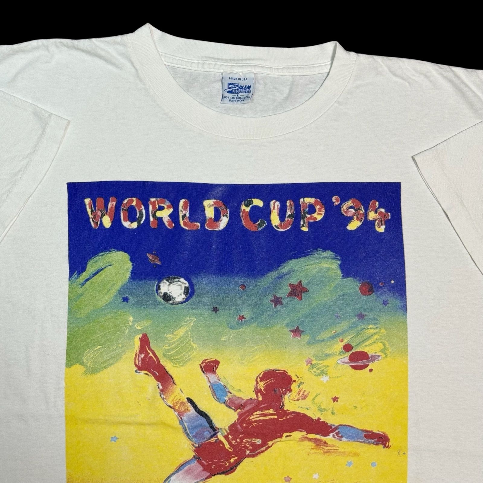 90s ピーターマックス 94'sUSAサッカーワールドカップ アートTシャツ