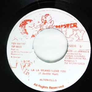 未使用 The Dub Duo – I Love You / レコード ジャマイカ7” Alton Ellis La La Means I Love You TSY841197