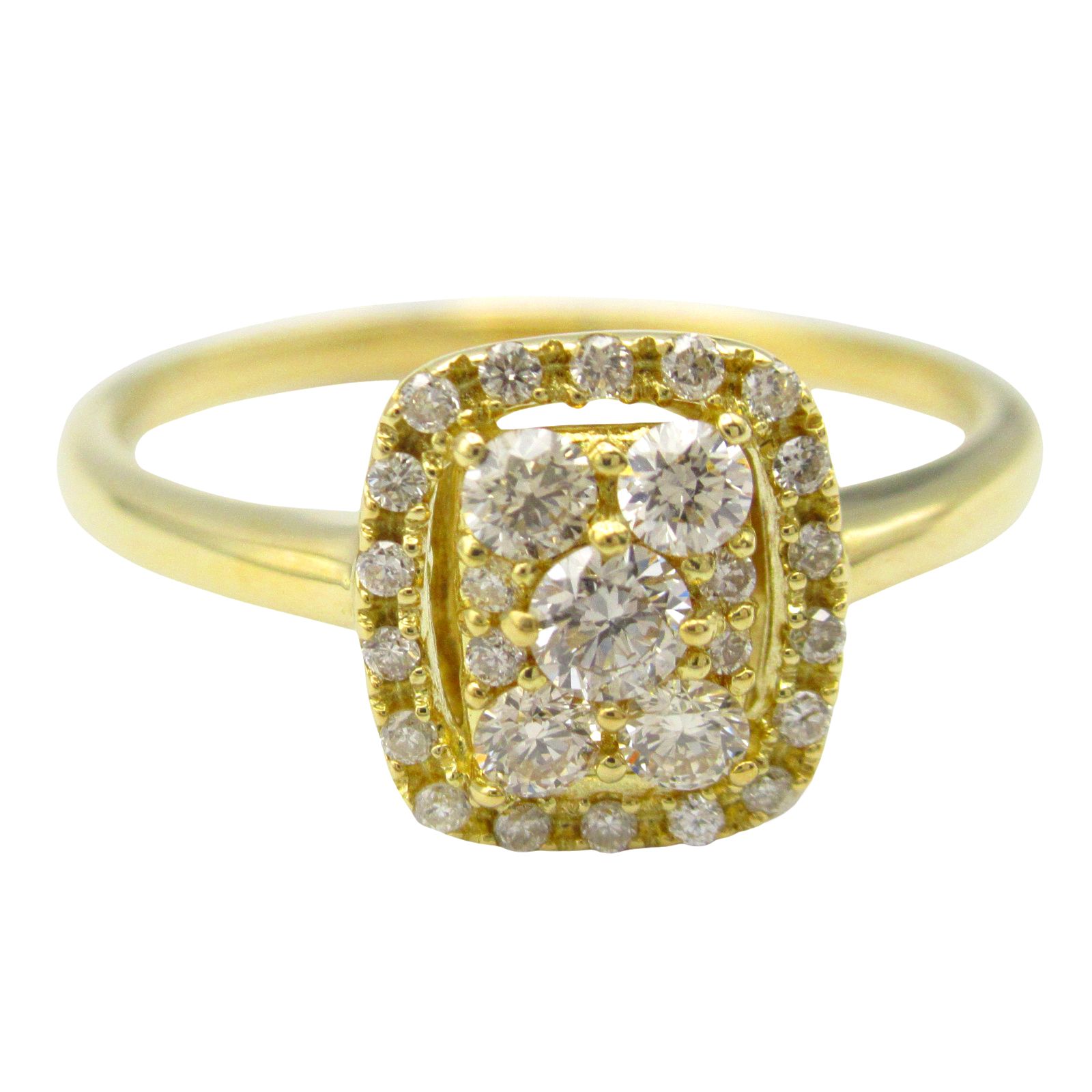 ジュエリー JEWELRY リング・指輪 ダイヤ リング ﾀﾞｲﾔ 2.5g #11.5 K18  